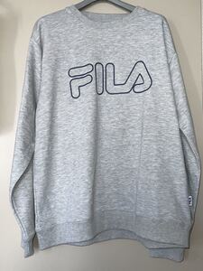 FILA トレーナー　グレー　新品タグ付き　LL フィラ