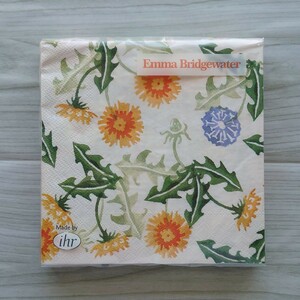 【未開封】Emma Bridgewater ペーパーナプキン　たんぽぽ No.2　20枚入り　エマ ブリッジウォーター　デコパージュ　ドイツ製