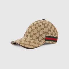 GUCCI オリジナルGGキャンバス ベースボールキャップ