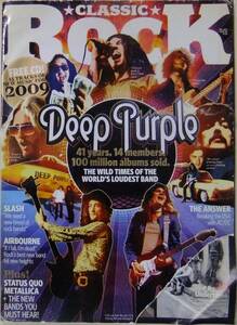 洋書 / Classic Rock / Feb.2009 issue 128 / 英国発行 / オールカラー130ページ / Deep Purple, Slash, Status Quo, Metallica etc.