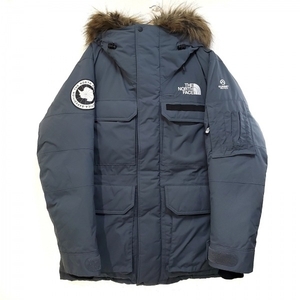 ノースフェイス THE NORTH FACE ダウンジャケット サイズL ND91920 サザンクロスパーカ グレー×ライトブラウン メンズ 美品 ジャケット