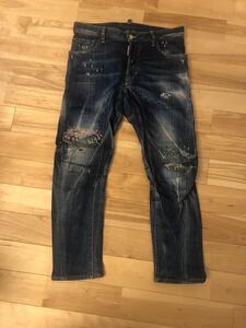 DSQUARED2 ディースクエアードTIDY BIKER JEAN デニム　クロップド　アンクル 44