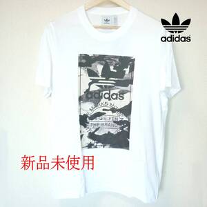 新品未使用◆送料無料◆(メンズXL)アディダスオリジナルス adidas originals 白/ホワイト カモシュータンTシャツ トレフォイル