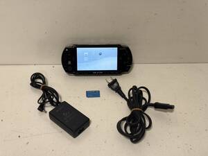 【SONY PSP PLAYSTATION PORTABLE PSP-1000 本体 ブラック アダプタ PSP-100 バッテリー メモリースティック 】