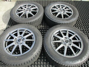 (冬用+格安売切り)set!! V-EMOTION (GM) (16x6,5+53 5H/114,3) バリ溝(ブリヂストン VRX3 VRX2) 205/60R16 ステップ WG アクセラ VOXY NOAH