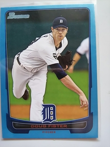 2012 Bowman Doug Fister 500枚シリアル