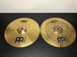 【ジャンク】MEINLマイネル　シンバル　HCP 14インチ　ペア