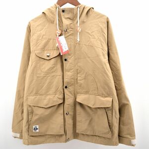 CHUMS CH04-1385-B001-04 CAMPING PARKA ベージュ SIZE M 未使用品 ナイロンパーカー ジャケット チャムス ◆3109/宮竹店