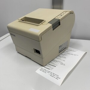 @S1770 簡易動作確認済み EPSON 感熱レシートプリンター TM-88V (MODEL M244A) プリント確認済み オートカット確認済み ACアダプタ付属