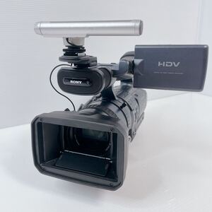 SONY 業務用 カメラ　HDR-FX1 現状　ジャンク　ECM-Z37C付き ビデオカメラ　ソニー