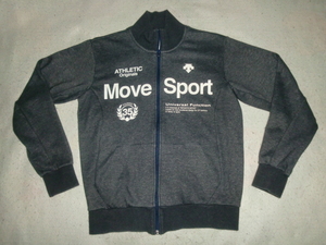 ★DESCENTE Move Sport ジャージトップ M-ML デサント DAT-2653 Move Sport トラックトップ 霜降りネイビー