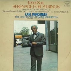 LP Karl Munchinger, Stuttgart Chamber Orchestra, Enrique Santiago スーク : 弦楽のためのセレナード 作品6, 他 SLC2215 LONDON /00260