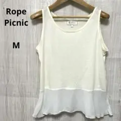 Rope Picnic ロペピクニック トップス ノースリーブ ストレッチ M