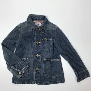 【kids size】LEE カバーオール デニムジャケット ビンテージ ジャケット デニム　ジージャン