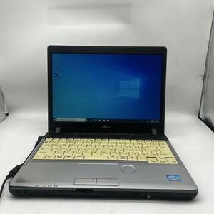 Win10/FUJITSU/LIFEBOOK P771/第2世代 Core i5/メモリ 2GB/HDD 160GB /12.1インチ/線LAN/2