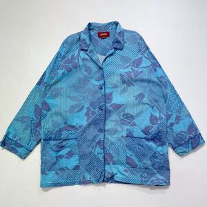 253 KENZO ケンゾー 花柄 パジャマ シャツ サイズM 日本製 41007V