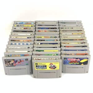 SFC GUNFORCE/ウルトラマン/アップルシード/ヴァリス他 スーパーファミコンソフト まとめ売り 37本セット＊簡易検査品