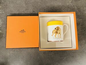 HERMES エルメス マグカップ 食器 コップ 新品未使用　箱付　犬　ドッグシリーズ