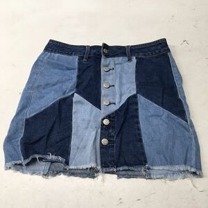 送料無料★AMERICAN EAGLE OUTFITTERS アメリカンイーグル★デニムスカート★US4 EU36 160/68A #40617sj32