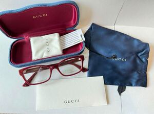 【新品未使用】グッチ GUCCI 眼鏡 メガネ イタリア製レディース メガネフレーム GG0635O 006