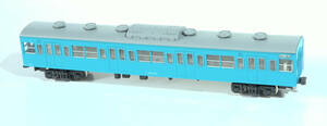 【G42C22】KATO新103系「4004-1　サハ103スカイブルー」ケースなし　103系通勤形電車　ジャンク　中古Nゲージ