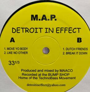 【廃盤12inch】Detroit In Effect / Move Yo Body