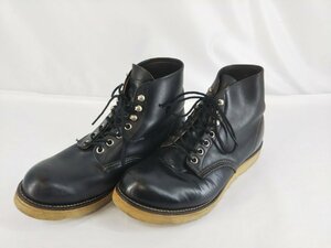 RED WING レッドウィング 8165 98年製 犬タグ アイリッシュセッター 8 1/2 D ワークブーツ ブーツ ブラック