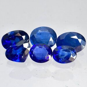 売切!!1円〜!!☆天然サファイアおまとめ7.3ct☆j 約1.46g ルース 裸石 宝石 ジュエリー jewelry sapphire EB4/ZZ●EA0 w4す13