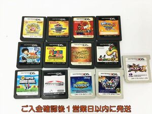 【1円】DS/3DS ベイブレード パズドラ メジャー ポケモン不思議のダンジョン ソフト まとめ売り セット 未検品ジャンク J06-176rm/F3