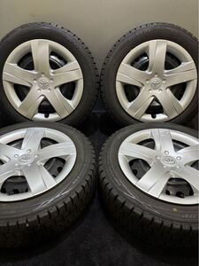 ★175/60R16 DUNLOP/WINTER MAXX WM01 18年製 トヨタ 120系 ラクティス 純正 16インチ 5.5J +39 100 5H スタッドレス 4本 (南2-H915)