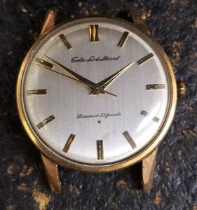 （中古/長期保管品）　 SEIKO ・　Lord Marvel ・15023E ・手巻き 腕時計 23石 14KGF　