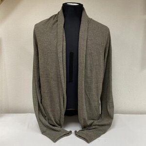 カラー 07SS ウール ボタン レス WOOL CARDIGAN カーディガン 長袖 無地 10SCM-T03201 カーディガン カーディガン 1 茶 / ブラウン