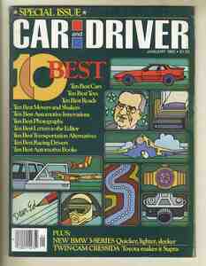 【c9402】83.1 CARandDRIVER／Best10 - Cars/Toys/Roads/Movers and Shakers/...、BMW 3シリーズ、トヨタクレシーダ、...