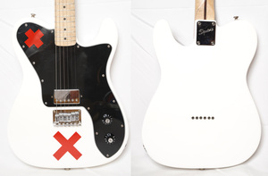 ★Squier by Fender★Deryck Whibley Signature TELECASTER SUM41デリック・ウィブリーモデル 状態良好 2011年製★