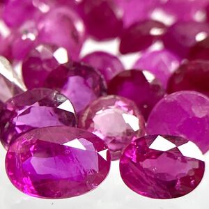 ●天然ルビーおまとめ30ct●j 裸石 宝石 ruby コランダム 紅玉 jewelry corundum ジュエリー ⑥