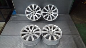 マツダ純正　アルミホイール4本　17X7J+45　5穴　PCD114.3　ハブ径約6.7㎝　MPV