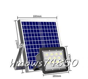 新品 ソーラーライト街灯 屋外用 LED投光器 太陽光発電 防水 高輝度 バッテリー残量表示 防犯ライト庭用 ガーデンライト 駐車場 照明 1000W