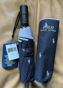 【送料無料】新品 Polo Ralph Lauren ポロ ラルフローレン★自動開閉 アンブレラ 傘 折りたたみ傘 日傘・雨傘両用