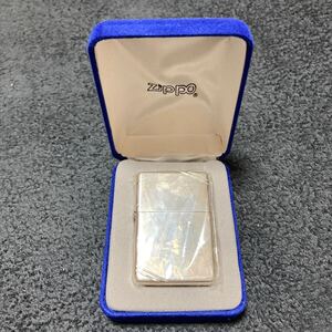 【未着火】Zippo ジッポー ジッポ STERLING SILVER スターリングシルバー 純銀 2000 USA製オイルライター 喫煙グッズ 喫煙具