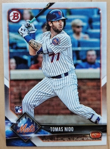 ★RC ルーキー TOMAS NIDO BOWMAN 2018 #76 MLB メジャーリーグ ROOKIE CARD トマス ニド NEW YORK METS ニューヨーク メッツ トーマス