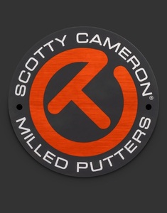 Scotty Cameron - Large Circle T - 3.125" Round - Gray/Orange スコッティ・キャメロン ステッカー シール サークルT 新品