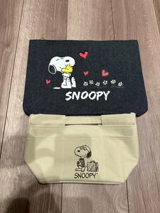 スヌーピー　SNOOPY ポーチ　ミニバック　セット