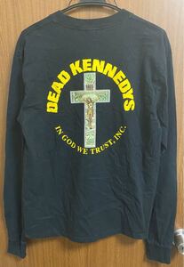 レア DEAD KENNEDYS 長袖 Tシャツ M PUNK ロンT バンドTシャツ / bad brains black flag minor threat the misfits nofx the clash ramones