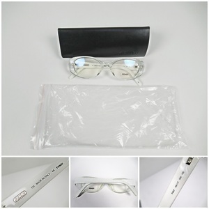 ☆[B73]未使用品　FENDI（フェンディ）　メガネ　100% 正規品　メガネフレーム　F907 49□17 000 135　アイウェア　ファッション　