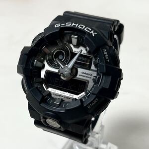 【実働】 CASIO G-SHOCK カシオ Gショック GA-710 デジアナ クオーツ タフボディ シルバー文字盤 メンズ ウォッチ 腕時計 稼働品