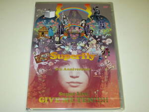 (２DVD未開封)　Superfly　/　5th Anniversary Super Live GIVE ME TEN!!!!!　２枚組