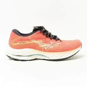 【1円スタート】mizuno ミズノ WAVE RIDER27 J1GC230307 ランニングシューズ レッド オレンジ 25.5cm メンズ スポーツ シューズ 紳士靴