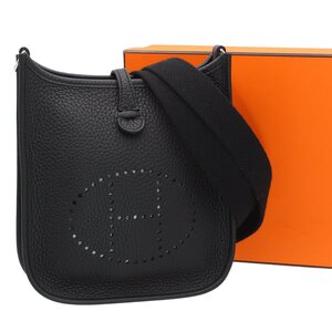 ★G2454 新品未使用!! エルメス エブリンTPM アマゾーヌ16 トリヨン ショルダーバッグ B刻印 ブラック HERMES レディース★