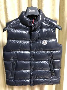 新品 MONCLER モンクレール ダウンベスト TIB キッズ 12A ネイビー モンクレー レディース1または2 メンズ00または0 の方へおススメ