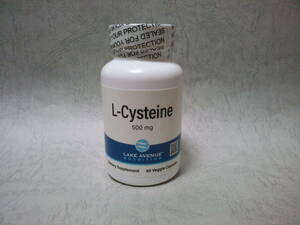 L-システイン L-Cysteine 500mg 90粒 Lake Avenue Nutrition （レイクアベニューニュートリション）